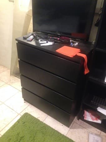 Bookshelf and 4 drawer dresser 2