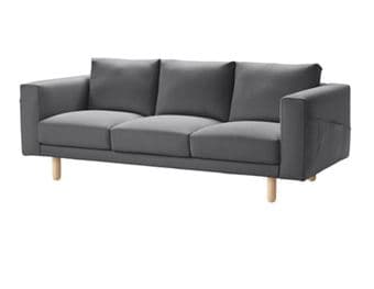 Sofa IKEA Norsborg dark gray 1