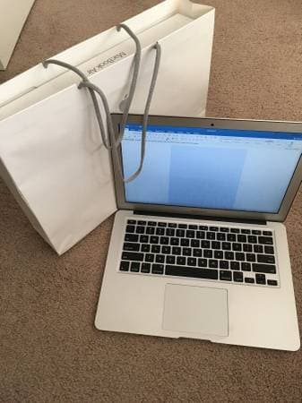 2017 Macbook air 128gb SSD 1