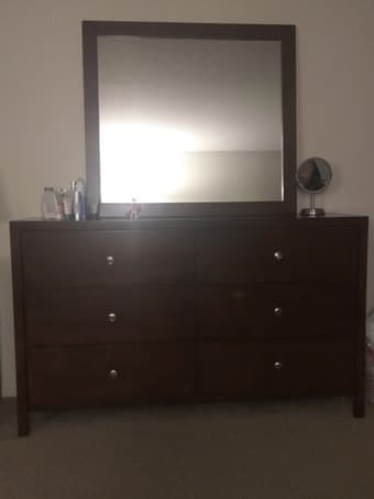 Beautiful dresser and mirror 1