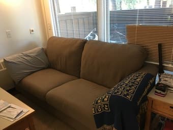 Brown Super Comfy Loveseat $200 OBO 1