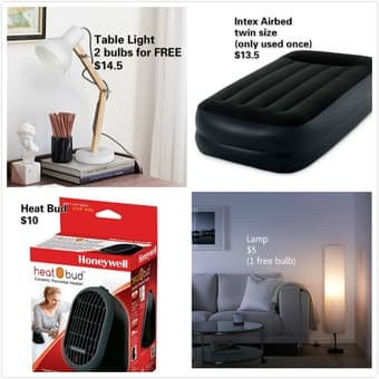 Move-out SALE:Light, Airbed,Humidifier, YogaMat,Scale, and MORE 2