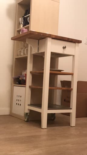 Ikea Stenstorp Kitchen Cart (White) 1