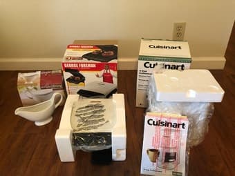 Moving sale! Kitchen appliances, gym equipment, backpacks 2