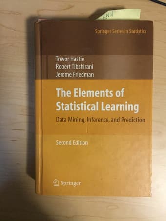 The Elements of Statistical Learning - Hastie et al. Stats 315AB OBO 1
