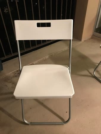 Ikea 2 folding chairs 1