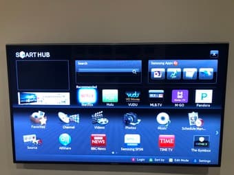 Samsung 55" HD LED TV -- Flat Panel, Wall-mount+stand included 3