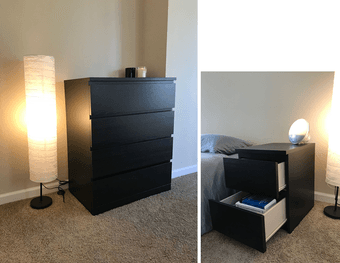 Fully furnish your apartment with classy ikea black brown furniture! 2