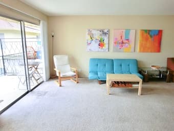 SHORT TERM June 25 - July 31: Bedroom+bathroom in a 2BR/2BA apartment 1
