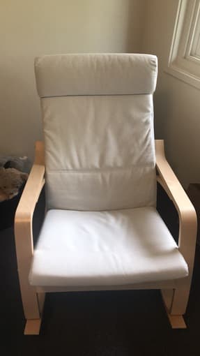 Ikea Poang Rocking Chair in natural color 1