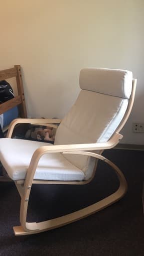 Ikea Poang Rocking Chair in natural color 2