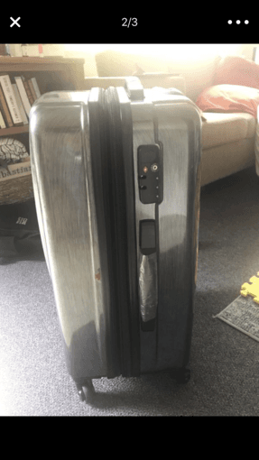 Samsonite luggage new in charcoal 2