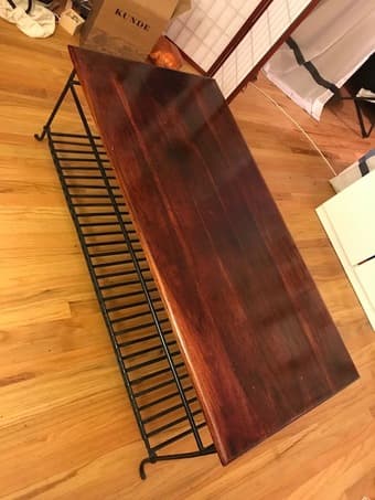 Selling desk, ottoman, large coffee table, and small table 1