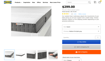 Excellent quality foam mattress 1