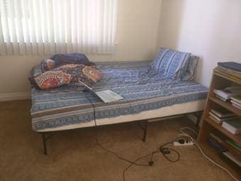 Bed Frame- Iron -12 inches 2