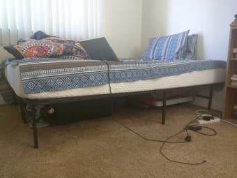 Bed Frame- Iron (Foldable) -12 inches 1