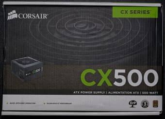 Corsair CX500 computer power supply unit (500 W, 80+ Bronze) 1