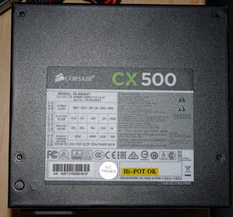 Corsair CX500 computer power supply unit (500 W, 80+ Bronze) 3