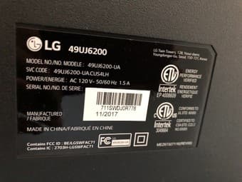 49inch 4k HD TV(made by LG) 2