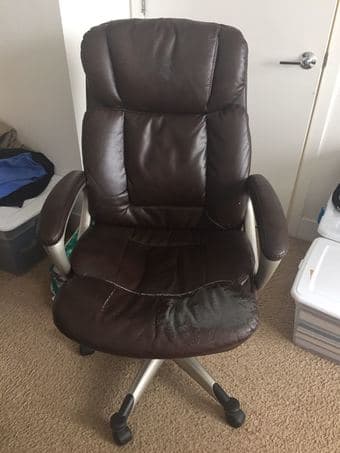 Serta Executive High-Back Office Chair, Brown 1
