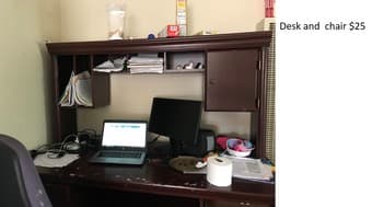 microwave $35, sofa and desk are free 3