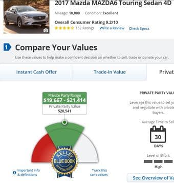 2017 Mazda 6 Touring , 10000 mileage, Very very good condition 【毕业卖车】 1
