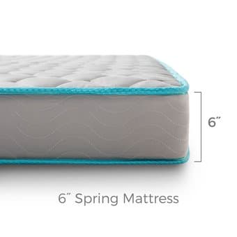 Queen mattress (LINENSPA 6 Inch Innerspring) 2