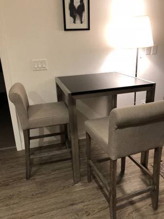 Counter height table and chairs set 1