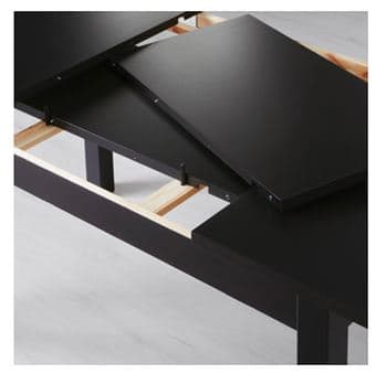 Dining Table Expandable and 5 modern chairs set 2
