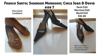 Dozen+ Designer Shoes VERY GOOD, LIKE NEW, NEW CONDITION! - $20 2