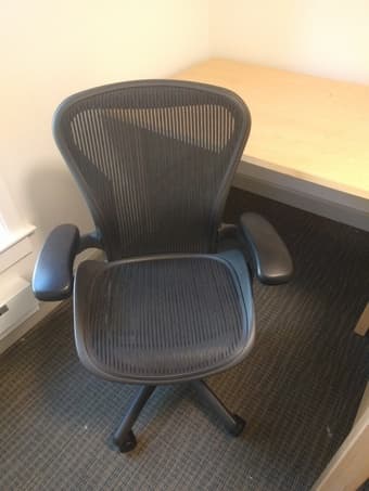 Top-of-the-line office chair (Aeron by Herman Miller) 2