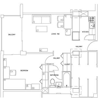 1 bedroom/1 bath July 10-Aug 15 1
