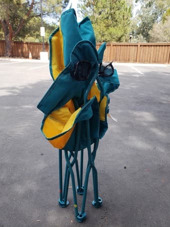 sturdy camp chair in like-new condition 2