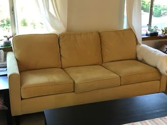 Velvet Bauhaus Sofa 1