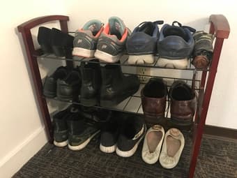 Shoe rack - moving sale 1
