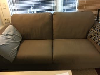 Brown Super Comfy Loveseat 2
