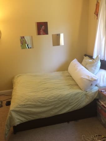 Bed with Storage Drawers and Mattress 1