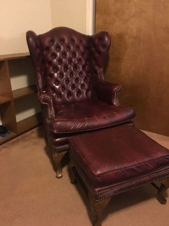 ARMCHAIR+ MATCHING BENCH VINTAGE 1
