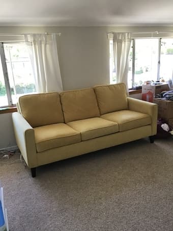 Velvet Full Size Bauhaus Sofa 2
