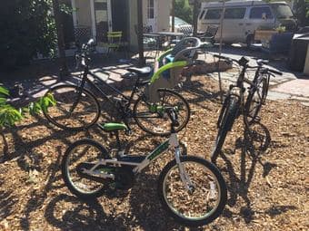 3 bikes for sale: 1 for a kid, 1 for male adult, 1 for female adult 3