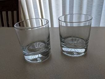 Whiskey glasses (set of 4) - $10 (palo alto) 1