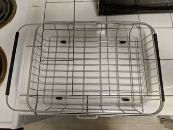 Adjustable dish drying rack 1