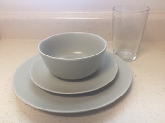 Full Ikea Dinera Stoneware Dinnerware Set (and glasses!) 1