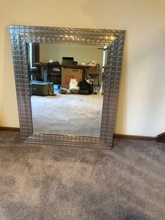 Large framed mirror 2