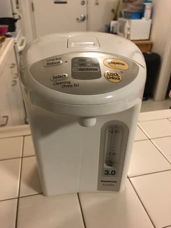 Panasonic hot water dispenser 1