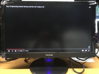20-inch ViewSonic 1080P monitor, price negotiable 1
