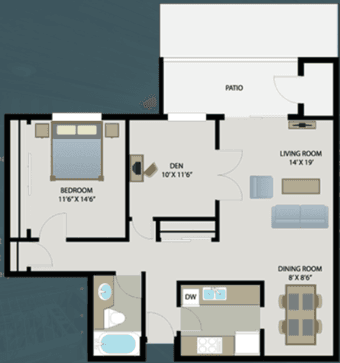 10 ft by 12 ft room available from July 15th and Aug 11th 1