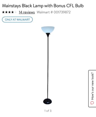 Floor Lamp (Light bulb included) 1