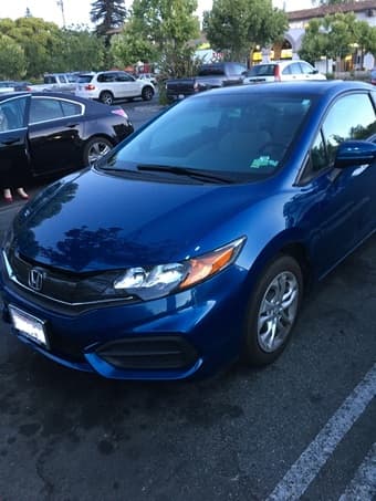 Moving sale- 2014 Honda civic LX  coupe, low millage 1