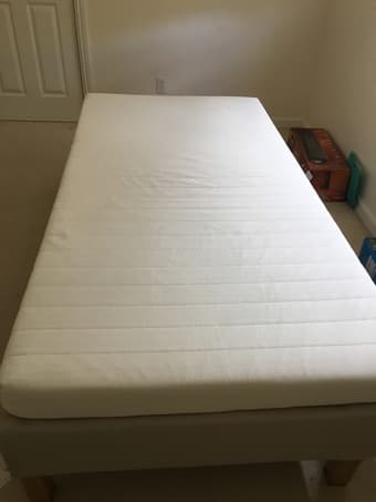 Full size bed with mattress 1